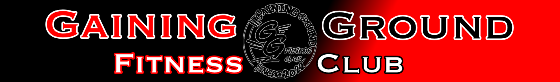 Gaining Ground fitness club banner